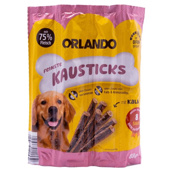 تشویقی مدادی سگ اورلاندو طعم گوشت گوساله - Image 1