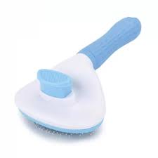 برس سگ و گرمه با دکمه تخلیه گرد | پت شاپ فرچه